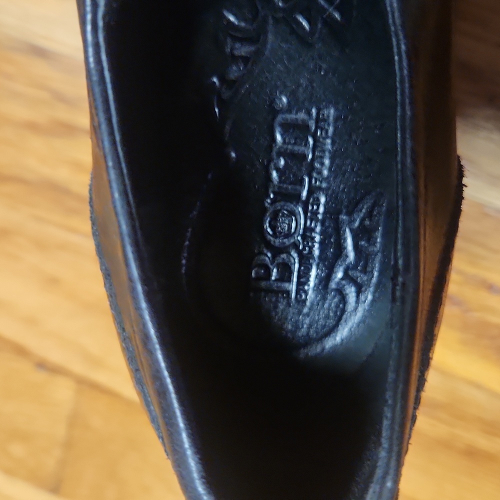 Black Leather Women's Shoes 6, EUC - Picture 3 of 5